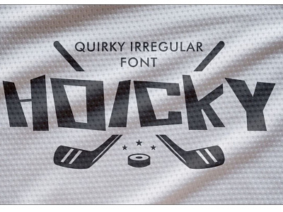 Hoicky - quirky irregular font angular font block font bold font clean font cut font decorative font display font fancy font headline font heavy font irregular font logo font modern font movie font playful font poster font quirky font sport font unique font vibrant font