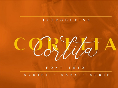CORLITA - Beautiful and Modern Font Trio (Sans, Serif & Script)
