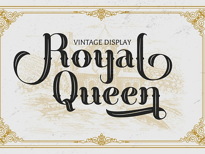 Royal Queen - Display Vintage Typeface