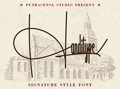 Handitype - Signature Style Font branding font calligraphy font casual font classic font classy font display font elegant font handwriting font lettering font logo font luxury font modern font mono script monoline font pen font professional font script fpnt sign font signature font typography font