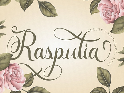 RASPUTIA - Beautiful Calligraphy Font