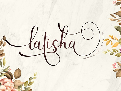 Latisha - Elegant Modern Script Font