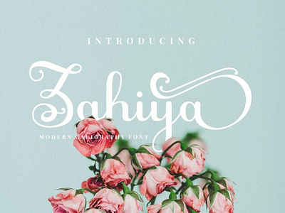 Zahiya - Modern Calligraphy Font