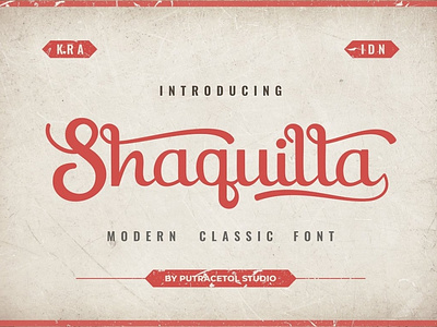 Shaquilla - Modern Classic Style Font