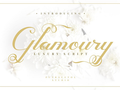 Glamoury - Luxury Script calligraphy font casual font classic font decorative font display font elegant font fashion font glamorous font handwritten font invitation font lettering font logo font luxury font modern font royal font sscript font stylish font typography font vintage font wedding font