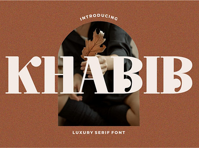 Free Serif Display Font - Khabib display font