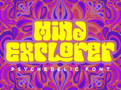 Free Psychedelic Font - Mind Explorer free font love font