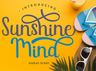 Free Display Script Font - Sunshine Mind display font