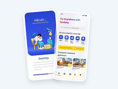 ✈️ Travel Agency App travel mobil app ui design