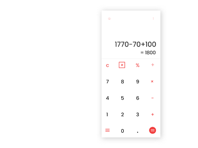 Daily UI 004 - Calculator UI