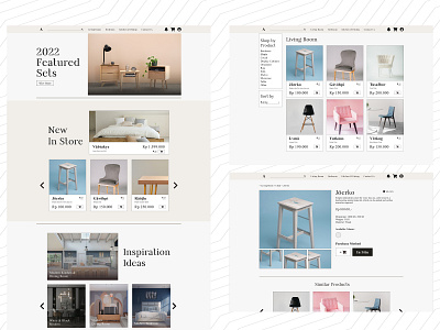 Acacia Furniture UI Concept app branding design furniture graphic design ui ux web