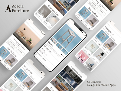 Online Furniture E-Commerce UI Design