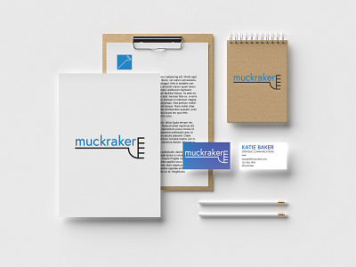 Muckraker Branding branding icon illustrator logo