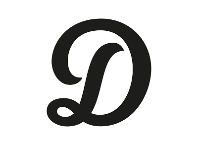 D Letter is for Delice identity letter lettering logotype