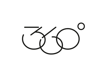 360 Digital Studios Logotype branding design identity lettering logo logotype