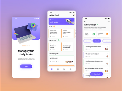 Task Management App - Design Concept