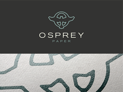 Osprey Paper brand design branding branding design design illustration logo madewithmako paper theoffice typography vector