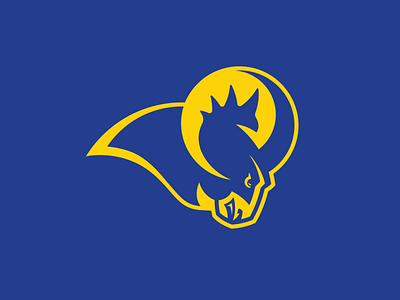 LA Rams Concept branding branding design design football illustration logo los angeles madewithmako nfl rams sports sports logo vector