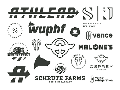 The Office Logo Series brand design branding design icon logo madewithmako the office the office series typography vector