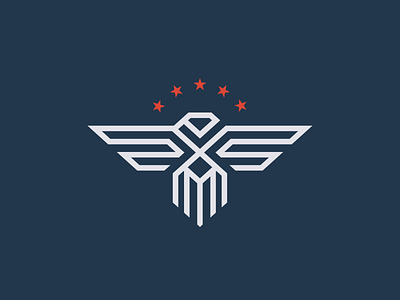 Eagle Mark branding democrat design election2020 icon illustration libertarian logo madewithmako republican typography vector