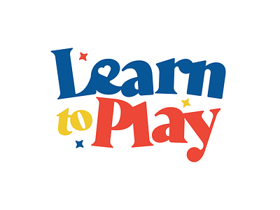 Learn to Play Brand brand design branding branding design child care children daycare design logo madewithmako preschool typography vector