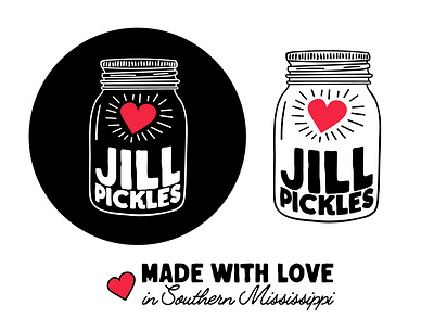 Jill Pickles design logo