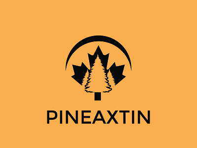 Canadian tree plantation logo design.