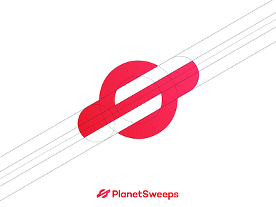 Planet Sweeps brand logo planet space universe