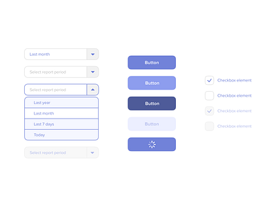 UI form elements (select, button, checkbox) button button design button states buttons checkbox clean design field fields flat form form design form field forms minimal select typography ui ux