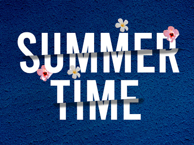 Summer time branding graphic design logo