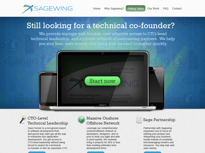 Sagewing blue design green grey texture ui web website
