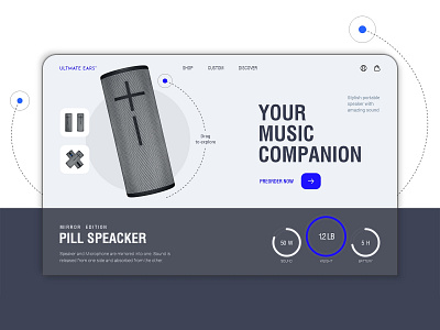 Ecommerce UI design ecommerce minimal modern product ui ui website