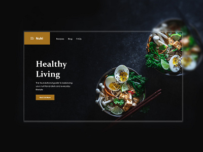Food Website Design branding design ecommerce eye catching minimal modern product ui ui web website