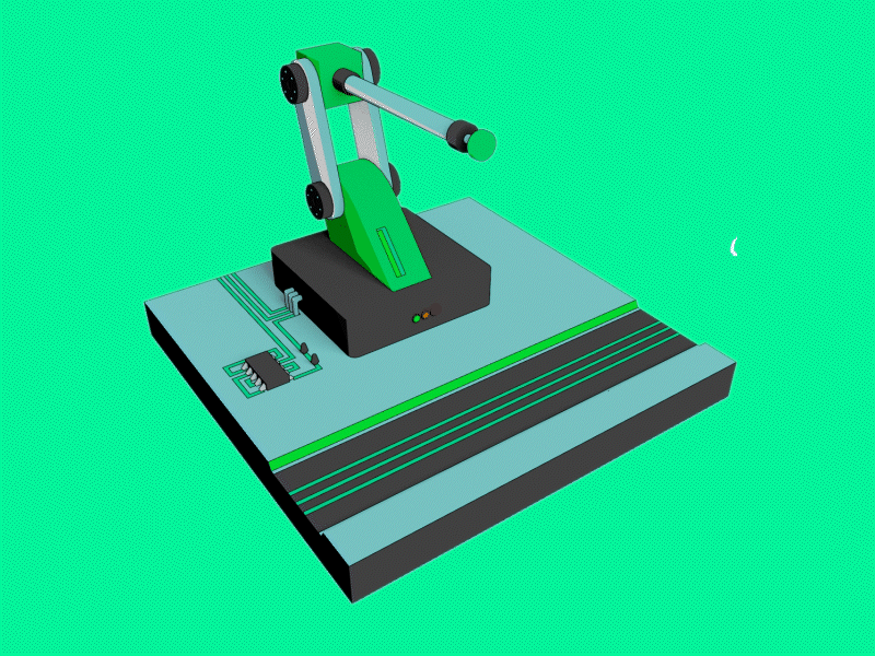 Automation 3d animation code design tech web