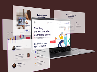 Agency - landing page