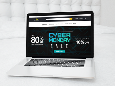 Cyber Monday - Web Header 3d animation app black friday web header branding cybermonday design download dribbble figma graphic design illustration landingpage logo motion graphics ui ux vector webheader xd