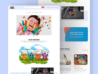 BRIGHT BUDDIES Website Design