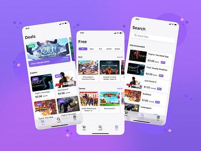 Magic Deals - App Redesign app design game game deals games ios magic mobile promotions redesign ui ui design uiux ux design