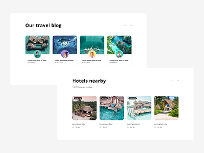 Travel website design ui ux web