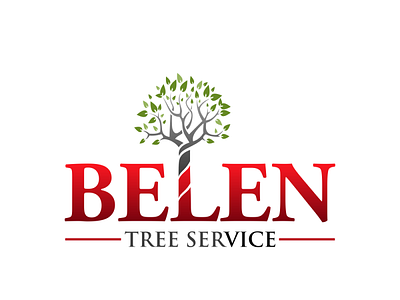 BELEN TREE SERVICE branding design graphic design logo vector