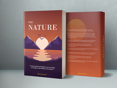 THE NATURE BOOK COVER 3d branding graphic design