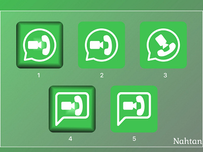 A New Whatsapp Icon. #Dailyui005 dailyui design figma ux