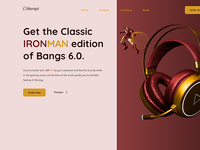 Bangs Headphones Designs design figma product design ui ux