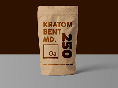 Kratom Product Render Mockup