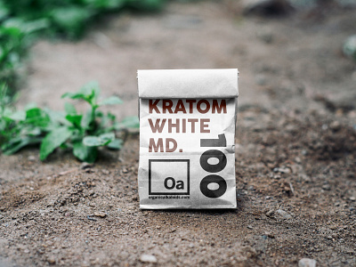 Coffee Style Kratom Bag Mockup package design package mockup product design