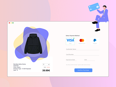 Daily UI#2 - Checkout Page app branding card payment checkout community daily ui design graphic design illustration logo payment ui ux vector