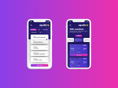 Conceptual redesign booking flight mobile sketch app travel ui ux