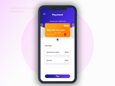 Daily UI Challenge #002 Credit card checkout