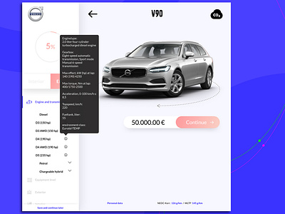 Redesign of Build your own Volvo Car, UI, UX and IA Design car dashboad ui ui deisgn ux ux design volvo web