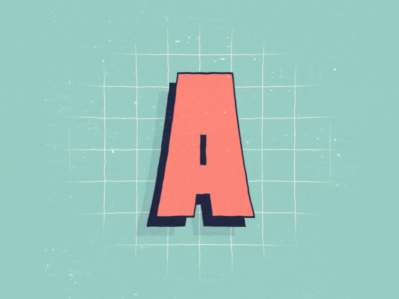 (A)nimated - 36daysoftype 2022 36days a 36daysoftype 36daysoftype09 after effects animation design illustration
